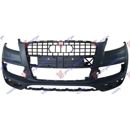 Parakolpi i përparmë (gati për ngjyrosje) (s-line) (me hapje për sensor parkimi) + spërkatëse) për AUDI Q7 09-15 - OEM: 4L0807105M Parakolpi i përparmë (gati për ngjyrosje) (s-line) (me hapje për sensor parkimi) + spërkatëse) për AUDI Q7 09-15 - OEM: 4L0807105M