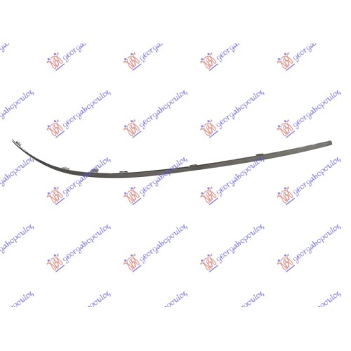 Shirit anësor për parakolpin e pasëm, krom për AUDI Q7 09-15 - OEM: 4L08074592ZZ