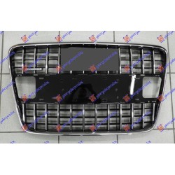 Maskë pvc/grilë me ngjyrë të zezë/krom (s-line) (pa mbajtës për targa) për AUDI Q7 09-15 - OEM: 4L0853651ET94 Maskë pvc/grilë me ngjyrë të zezë/krom (s-line) (pa mbajtës për targa) për AUDI Q7 09-15 - OEM: 4L0853651ET94