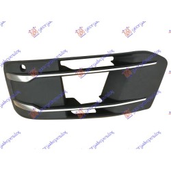 Grilë në parakolpin e përparmë (me hapje për sensor parkimi) për AUDI Q7 15-19 - OEM: 4M0807681T 4W3 Grilë në parakolpin e përparmë (me hapje për sensor parkimi) për AUDI Q7 15-19 - OEM: 4M0807681T 4W3