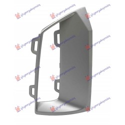 Grilë në parakolpin e përparmë (me hapje për drita të mjegullës) (e argjendtë) për AUDI Q7 19- - OEM: 4M0807698ATB2