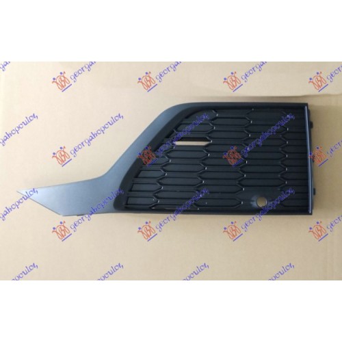 Grilë në parakolpin e përparmë (me hapje për sensor parkimi) (s-line/SQ7) (e mbyllur) për AUDI Q7 19- - OEM: 4M0890681B