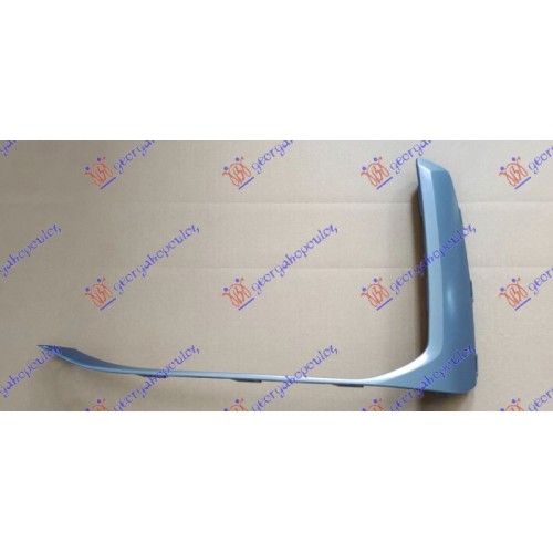 Shirit në grilën e parakolpit të përparmë ngjyrë gri (s/line/SQ7) për AUDI Q7 19- - OEM: 4M0853299A