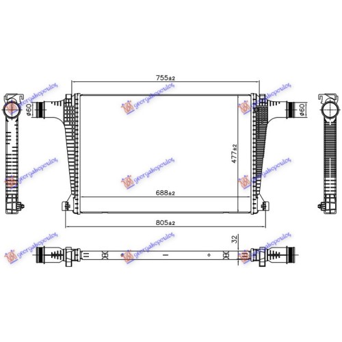Interkuler 3.0 TDI hibrid dizel (550x233) për AUDI Q7 19- - OEM: 4M0145805J Interkuler 3.0 TDI hibrid dizel (550x233) për AUDI Q7 19- - OEM: 4M0145805J
