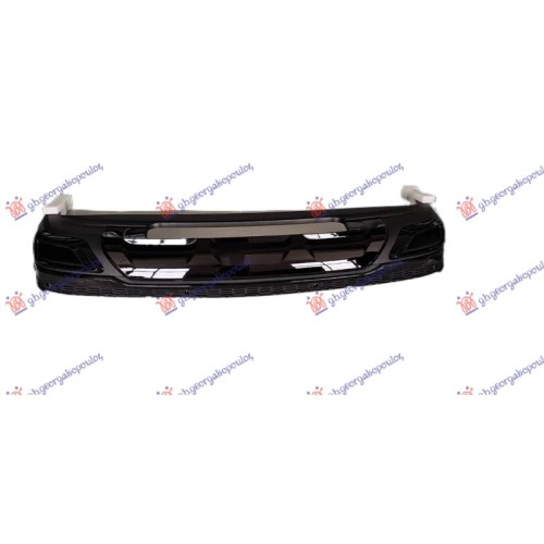 Spoiler i poshtëm në parakolpin e pasëm me ngjyrë të zezë (s-line/SQ7) (me hapje për sensor parkimi) për AUDI Q7 19- - OEM: 4M0807434RT94
