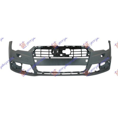 Parakolpi i përparmë (gati për ngjyrosje) (me hapje për sensorë parkimi) + spërkatëse) për AUDI A7 14-18 - OEM: 4G8807065BTGRU Parakolpi i përparmë (gati për ngjyrosje) (me hapje për sensorë parkimi) + spërkatëse) për AUDI A7 14-18 - OEM: 4G8807065BTGRU