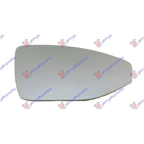 Xham për pasqyrë me ngrohje 2 pinë (xham i lakuar) për AUDI A6 18- - OEM: 4N0857536A