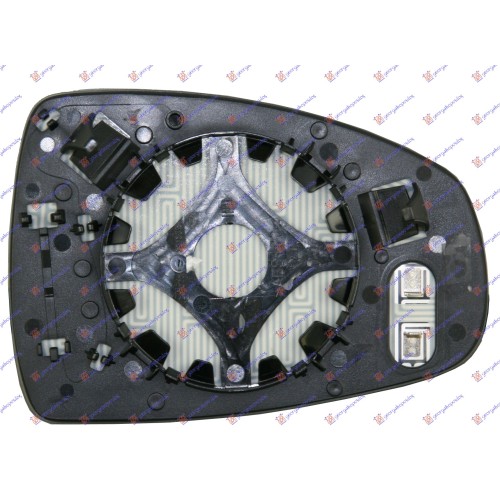 Xham për pasqyrë me ngrohje (xham asferik) për AUDI A1 14-18 - OEM: 8X0857535D Xham për pasqyrë me ngrohje (xham asferik) për AUDI A1 14-18 - OEM: 8X0857535D