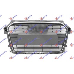 Maskë pvc/grilë (me kornizë krom) për AUDI A1 14-18 - OEM: 8XA853651B1QP