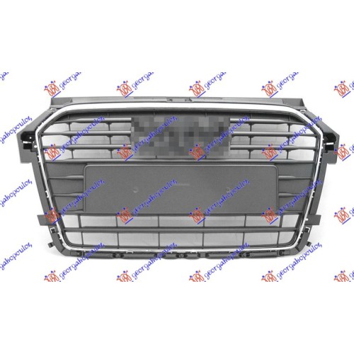 Maskë pvc/grilë (me kornizë krom) për AUDI A1 14-18 - OEM: 8XA853651B1QP Maskë pvc/grilë (me kornizë krom) për AUDI A1 14-18 - OEM: 8XA853651B1QP