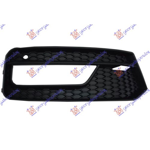 Grilë në parakolpin e përparmë (me dritа të mjegullës + hapje për sensor) për AUDI A1 14-18 - OEM: 8XA807682C9B9 Grilë në parakolpin e përparmë (me dritа të mjegullës + hapje për sensor) për AUDI A1 14-18 - OEM: 8XA807682C9B9