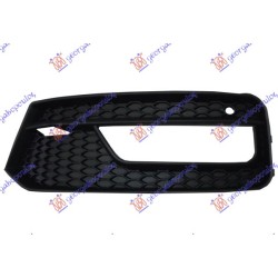Grilë në parakolpin e përparmë (me dritа të mjegullës + hapje për sensor) për AUDI A1 14-18 - OEM: 8XA807681C9B9