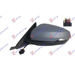 Pasqyrë elektrike me ngrohje (gati për ngjyrosje) (me drita pulsuese) (6 pinë) (xham asferik) për AUDI A1 18- - OEM: 82B857409A9B9