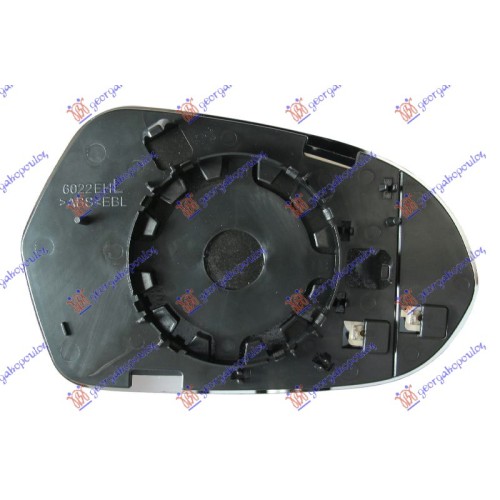Xham për pasqyrë me ngrohje (xham asferik) për AUDI A6 10-14 - OEM: 4G0857535B