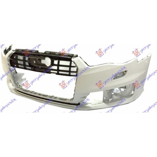 Parakolpi i përparmë (gati për ngjyrosje) (me hapje për spërkatëse) (ngjyrë e zezë exclusive) për AUDI A6 14-18 - OEM: 4G0807065ANGRU