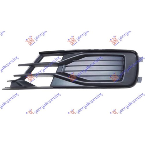Grilë në parakolpin e përparmë (ngjyrë e zezë exclusive) për AUDI A6 14-18 - OEM: 4G0807647BMT