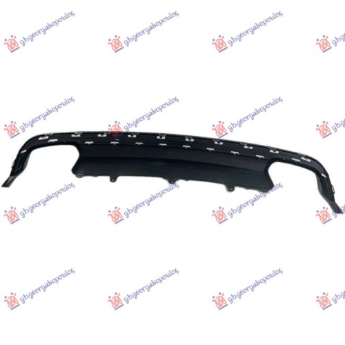 Spoiler i poshtëm në parakolpin e pasëm me ngjyrë të zezë me shkëlqim (s-line) për AUDI A6 14-18 - OEM: 4G0807521R3FZ