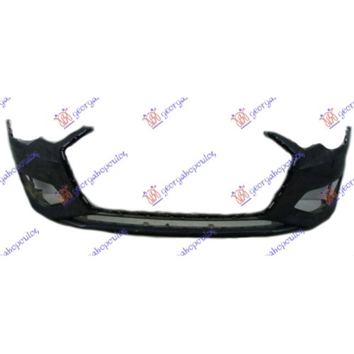 Parakolpi i përparmë (gati për ngjyrosje) (me hapje për spërkatëse) për AUDI A6 18- - OEM: 4K0807065GRU