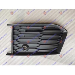 Grilë në parakolpin e përparmë (sport me ngjyrë të zezë exclusive) (me hapje për sensor parkimi) për AUDI A6 18- - OEM: 4K0807647B Grilë në parakolpin e përparmë (sport me ngjyrë të zezë exclusive) (me hapje për sensor parkimi) për AUDI A6 18- - OEM: 4K0807647B