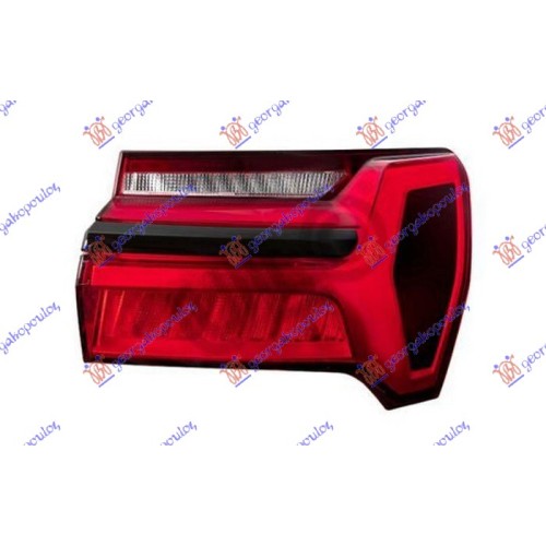 Dritë stop e jashtme LED (me shirit me ngjyrë të zezë ) (ULO) për AUDI A6 18- - OEM: 4K5945069A