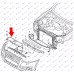 Mbulues në i përparëm plastik i brendshëm për AUDI Q3 11-14 - OEM: 8U0807081A