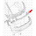 Shinë/bazë në parakolpin e pasëm për AUDI Q3 11-14 - OEM: 8U0807309D Shinë/bazë në parakolpin e pasëm për AUDI Q3 11-14 - OEM: 8U0807309D