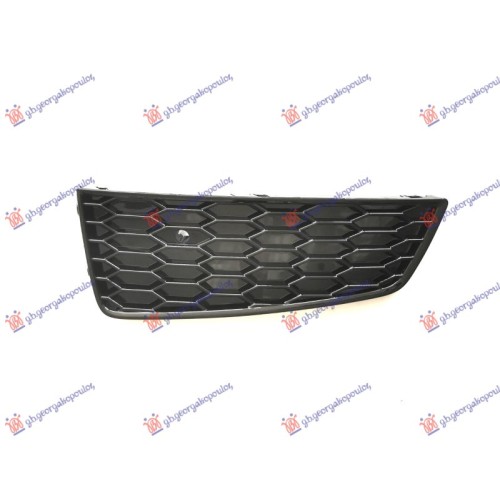 Grilë në parakolpin e përparmë pjesa e sipërme (s-line) për AUDI Q3 14-18 - OEM: 8U0807681TT94