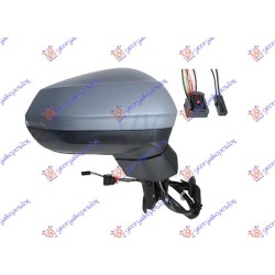 Pasqyrë elektrike me ngrohje (gati për ngjyrosje) (me drita pulsuese) (А cilësi) (xham i lakuar) për AUDI Q3 2018 - 2025 - OEM: 83B857410G9B9
