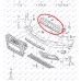 Maskë pvc/grilë e brendshme për AUDI A4 11-15 - OEM: 8K0807233G