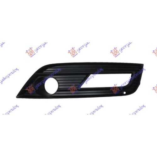 Grilë në parakolpin e përparmë (me hapje për drita të mjegullës) + me tempomat për AUDI A4 11-15 - OEM: 8K0807682L01C Grilë në parakolpin e përparmë (me hapje për drita të mjegullës) + me tempomat për AUDI A4 11-15 - OEM: 8K0807682L01C