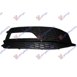 Grilë në parakolpin e përparmë (me hapje për drita të mjegullës) e zezë (s-line) për AUDI A4 11-15 - OEM: 8K0807682M ZDE Grilë në parakolpin e përparmë (me hapje për drita të mjegullës) e zezë (s-line) për AUDI A4 11-15 - OEM: 8K0807682M ZDE