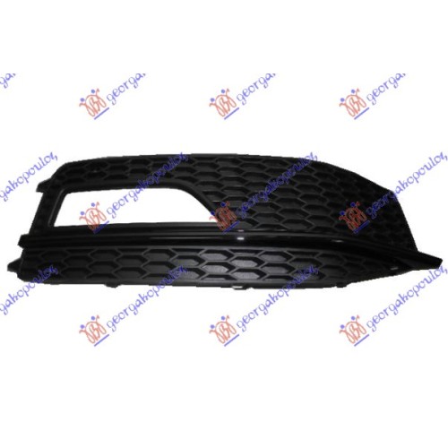 Grilë në parakolpin e përparmë (me hapje për drita të mjegullës) e zezë (s-line) për AUDI A4 11-15 - OEM: 8K0807682M ZDE Grilë në parakolpin e përparmë (me hapje për drita të mjegullës) e zezë (s-line) për AUDI A4 11-15 - OEM: 8K0807682M ZDE
