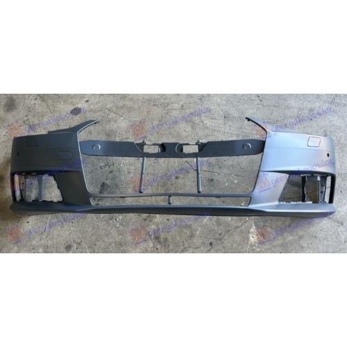 Parakolpi i përparmë (gati për ngjyrosje) (me hapje për sensorë parkimi) + spërkatëse) për AUDI A4 15-18 - OEM: 8W0807065DGRU