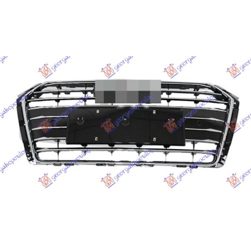 Maskë pvc/grilë komplet (exclusive) (me hapje për sensor parkimi) për AUDI A4 15-18 - OEM: 8W0853651AFUH Maskë pvc/grilë komplet (exclusive) (me hapje për sensor parkimi) për AUDI A4 15-18 - OEM: 8W0853651AFUH