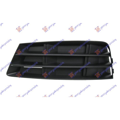 Grilë në parakolpin e përparmë (pa hapje për sensor) për AUDI A4 15-18 - OEM: 8W0807681B9B9 Grilë në parakolpin e përparmë (pa hapje për sensor) për AUDI A4 15-18 - OEM: 8W0807681B9B9