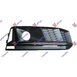 Grilë në parakolpin e përparmë (me hapje për sensor) Shirit me shkëlqim të me ngjyrë të zezë (s-line) për AUDI A4 15-18 - OEM: 8W0807682LRU6 Grilë në parakolpin e përparmë (me hapje për sensor) Shirit me shkëlqim të me ngjyrë të zezë (s-line) për AUDI A4 15-18 - OEM: 8W0807682LRU6