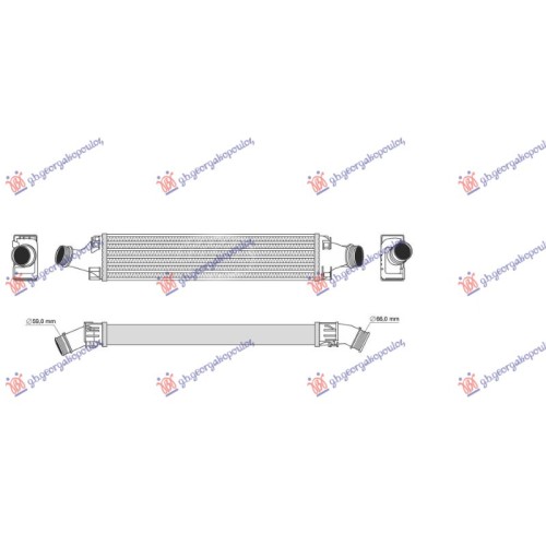 Interkuler 3.0 benzinë -hibrid (720x144x80) për AUDI A4 15-18 - OEM: 8W0145805AC Interkuler 3.0 benzinë -hibrid (720x144x80) për AUDI A4 15-18 - OEM: 8W0145805AC