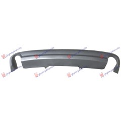 Spoiler i poshtëm në parakolpin e pasëm (2 hapje të vetme për tubë shkarikimi për AUDI A4 15-18 - OEM: TUNNING