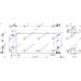 Radiator i kondicionerit 3.0 (55) TFSi benzinë - 3.0 (50) TDi dizel (678x335x12) për AUDI A4 15-18