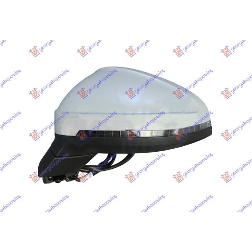 Pasqyrë elektrike me ngrohje (gati për ngjyrosje) (me drita pulsuese) 8 pinë (А cilësi) (xham asferik) për AUDI A4 18-19 - OEM: 8W0857409D9B9 Pasqyrë elektrike me ngrohje (gati për ngjyrosje) (me drita pulsuese) 8 pinë (А cilësi) (xham asferik) për AUDI A4 18-19 - OEM: 8W0857409D9B9