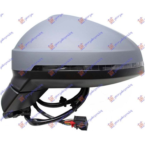 Pasqyrë elektrike me ngrohje (gati për ngjyrosje) (me drita pulsuese) 8 pinë (xham asferik) për AUDI A4 18-19 - OEM: 8W1857409EGRU Pasqyrë elektrike me ngrohje (gati për ngjyrosje) (me drita pulsuese) 8 pinë (xham asferik) për AUDI A4 18-19 - OEM: 8W1857409EGRU