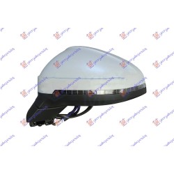 Pasqyrë elektrike me ngrohje (gati për ngjyrosje) + memorie (me drita pulsuese) (А cilësi) (xham asferik) për AUDI A4 18-19 - OEM: 8W1857409G 9B9