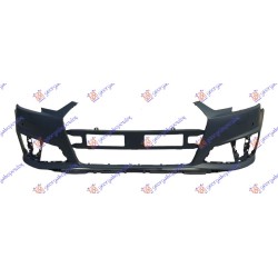 Parakolpi i përparmë (gati për ngjyrosje) (me hapje për sensorë + spërkatëse) (s-line) për AUDI A4 18-19 - OEM: 8W0807065R