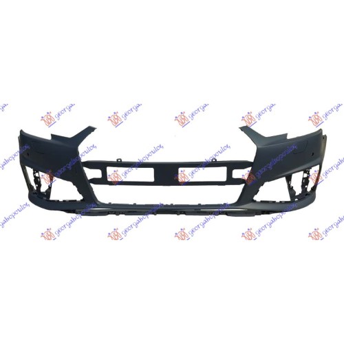 Parakolpi i përparmë (gati për ngjyrosje) (me hapje për sensorë + spërkatëse) (s-line) për AUDI A4 18-19 - OEM: 8W0807065R Parakolpi i përparmë (gati për ngjyrosje) (me hapje për sensorë + spërkatëse) (s-line) për AUDI A4 18-19 - OEM: 8W0807065R