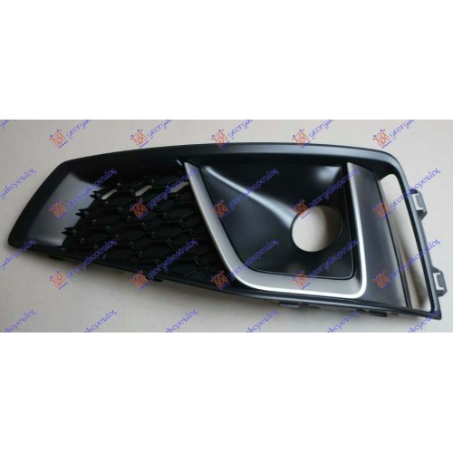 Grilë në parakolpin e përparmë (s-line) për AUDI A4 18-19 - OEM: 8W0807681BA Grilë në parakolpin e përparmë (s-line) për AUDI A4 18-19 - OEM: 8W0807681BA