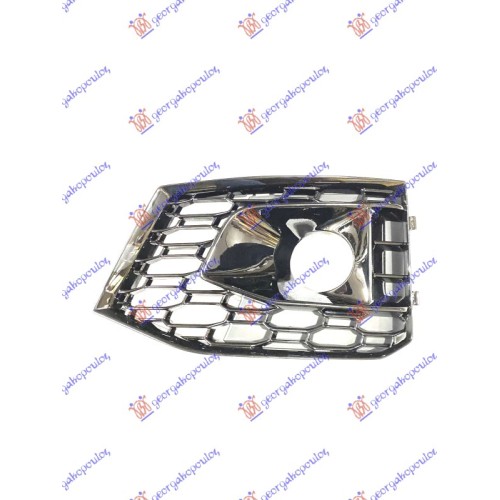 Grilë në parakolpin e përparmë (rs4) për AUDI A4 18-19 - OEM: 8W6807681QT94 Grilë në parakolpin e përparmë (rs4) për AUDI A4 18-19 - OEM: 8W6807681QT94