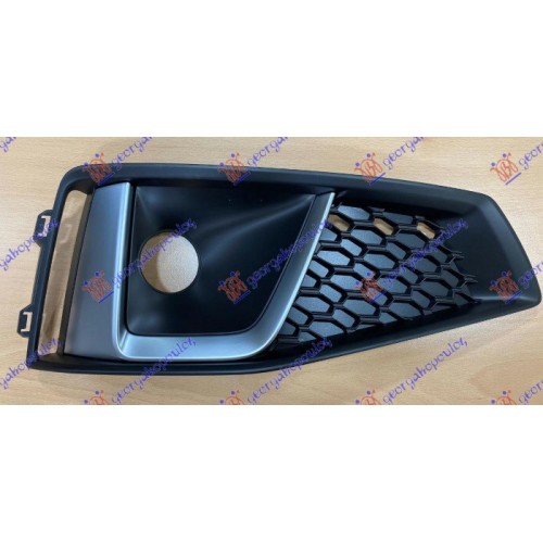 Grilë në parakolpin e përparmë me shirit kromi për AUDI A4 19- - OEM: 8W0807682J Grilë në parakolpin e përparmë me shirit kromi për AUDI A4 19- - OEM: 8W0807682J