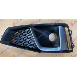Grilë në parakolpin e përparmë me shirit kromi për AUDI A4 19- - OEM: 8W0807681J Grilë në parakolpin e përparmë me shirit kromi për AUDI A4 19- - OEM: 8W0807681J