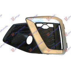Grilë në parakolpin e përparmë me shirit kromi (s-line) për AUDI A4 19- - OEM: 8W0807681AM Grilë në parakolpin e përparmë me shirit kromi (s-line) për AUDI A4 19- - OEM: 8W0807681AM