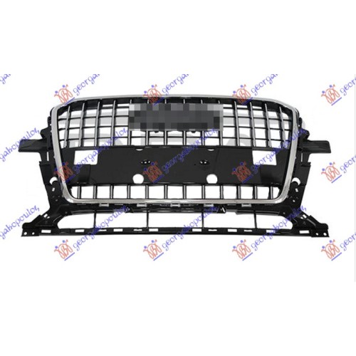 Maskë pvc/grilë krom komplet (me hapje për sensor parkimi) për AUDI A5 11-16 Maskë pvc/grilë krom komplet (me hapje për sensor parkimi) për AUDI A5 11-16